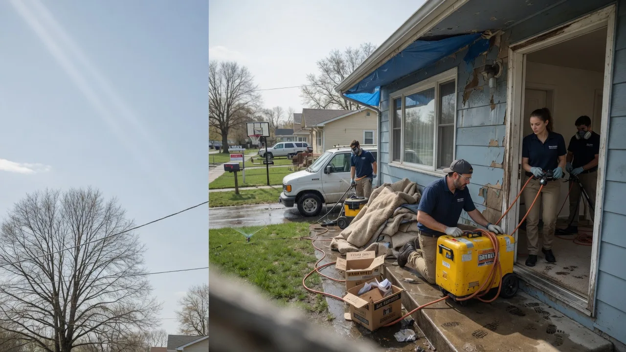 Basement Flood Cleanup in Corning, KS near me